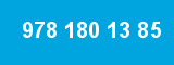 978 180 13 85